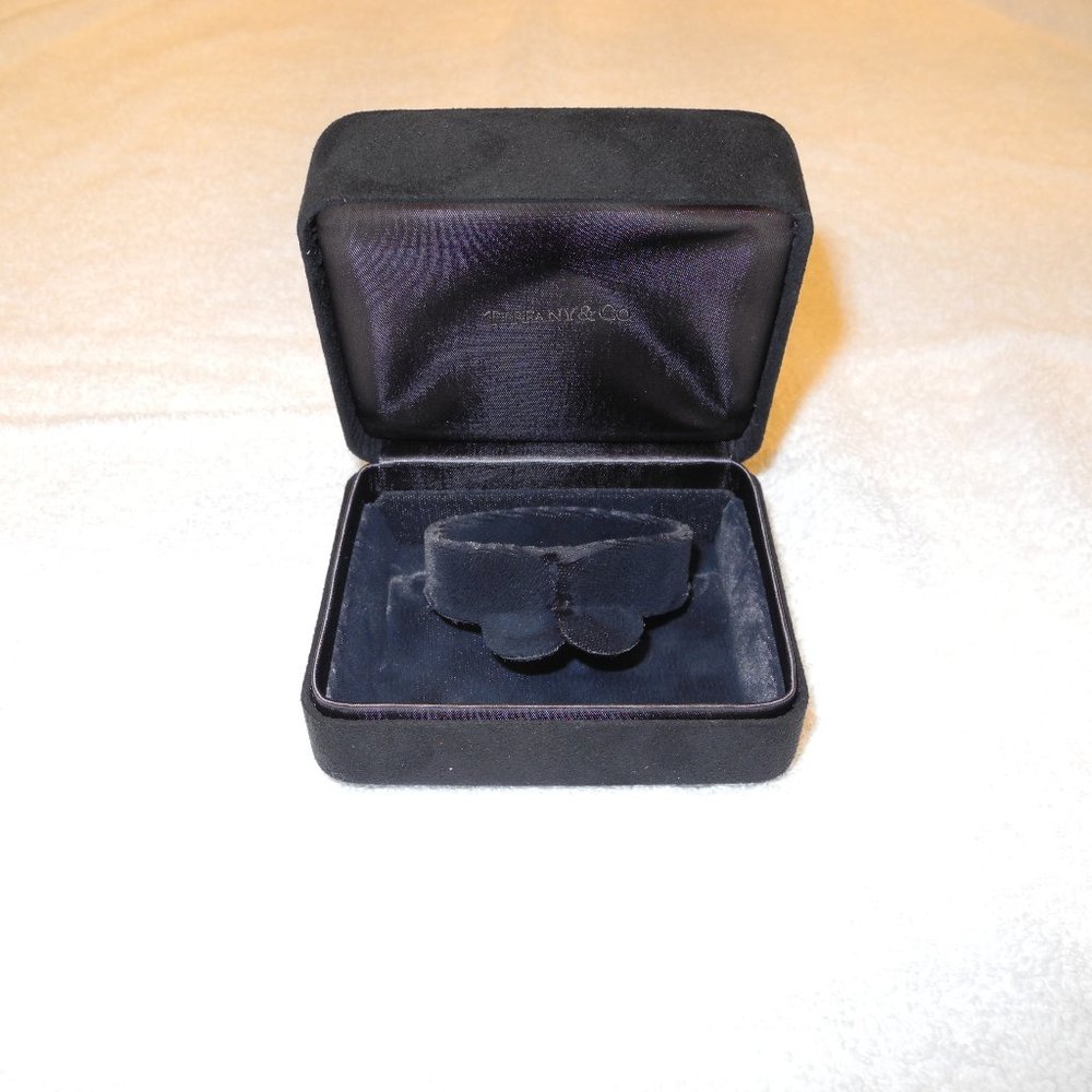 Tiffany & CO black felt watch box